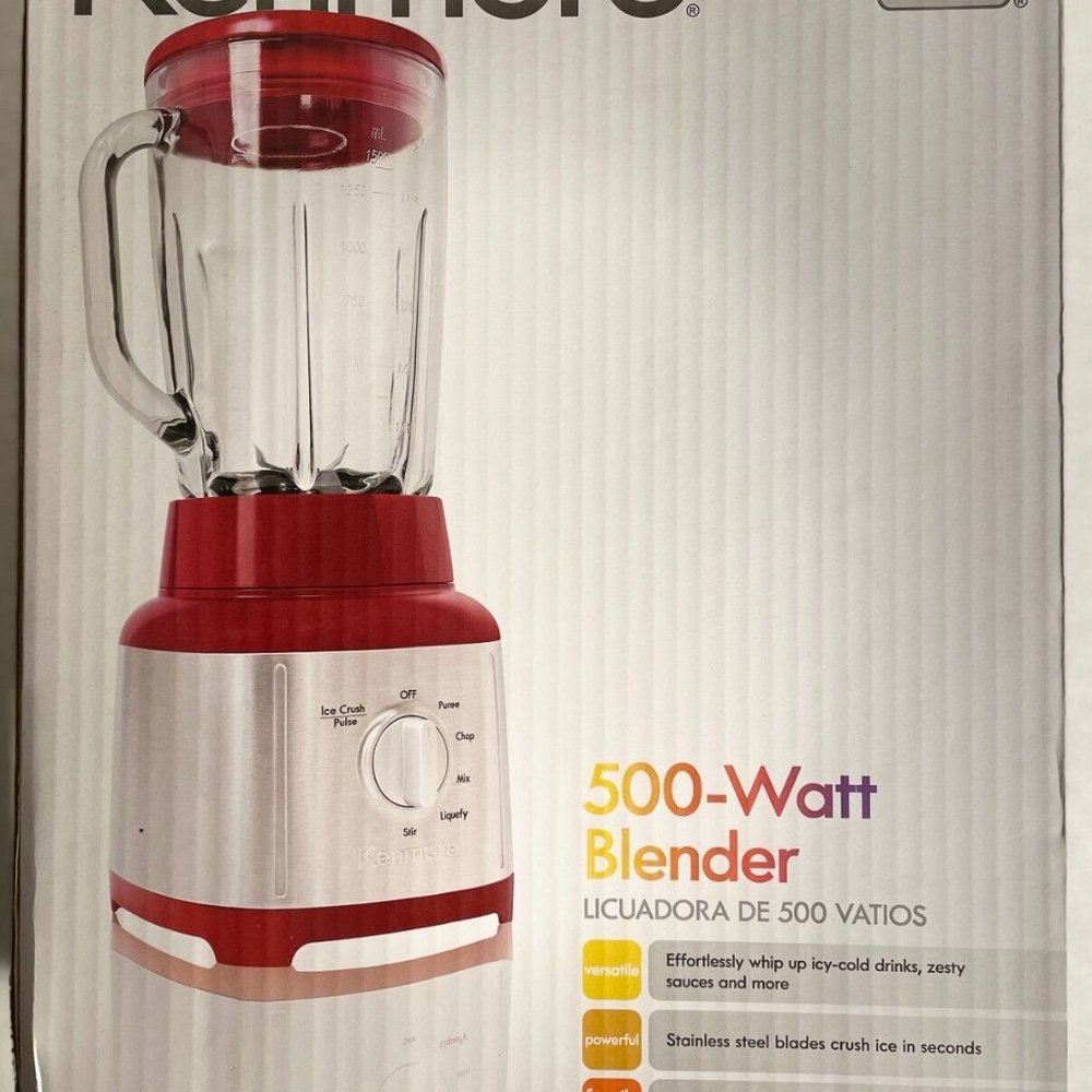 KENMORE 500 WATT BLENDER ( RED)